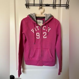 Abercrombie & Fitch pink hoodie